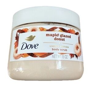 Dove Holiday Treats Limited Edition Maple Glazed Donut Body Scrub 15oz New